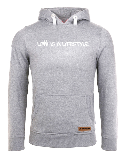 LOW iS A LiFESTYLE® DRIVERS CLUB Hoodie grey RWB