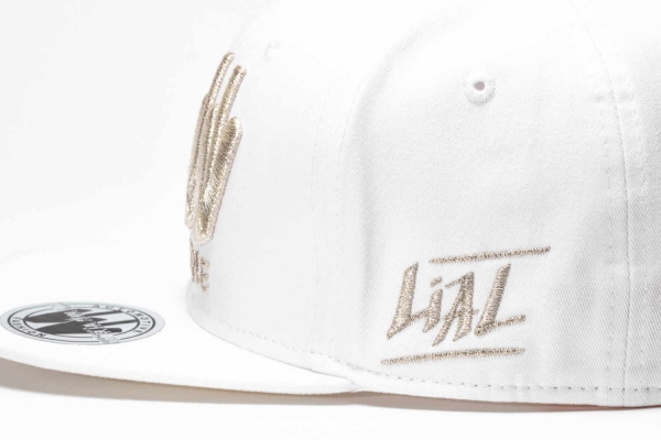 LOW iS A LiFESTYLE® Statement Snapback - Silver-White